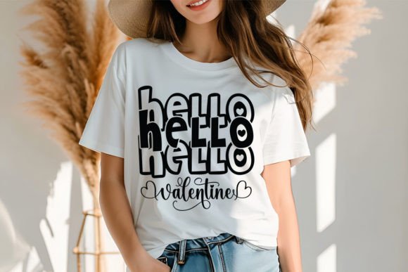 Download Hello Valentine SVG Design - Svg design Collection