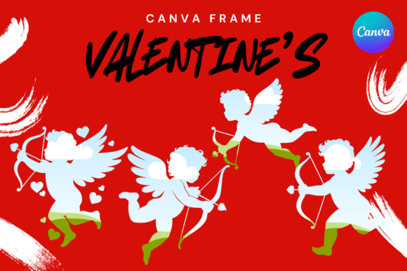 Download Cupid Canva Frame Love Valentine Shirt - Premium Resources