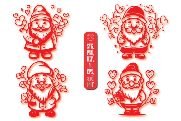 Download Cricut Valentine Gnome SVG Bundle - Cricut valentine Collection