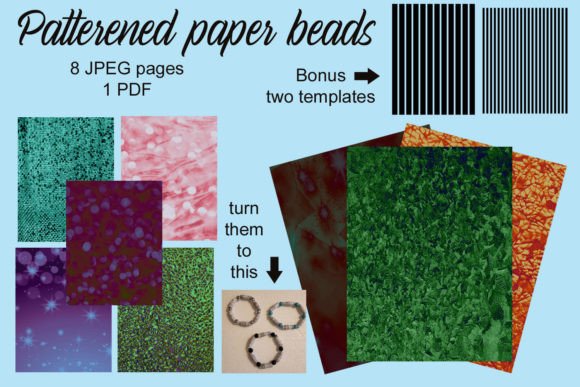Download Patterned Paper Beads - Beads Collection