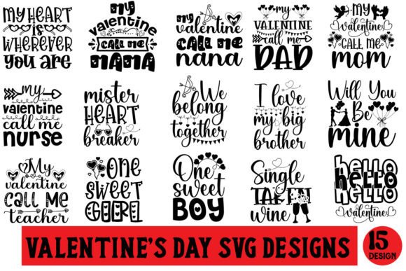 Download Valentines SVG Designs Bundle - Svg design Collection