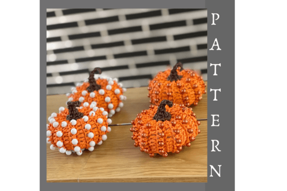 Download Crochet Pumpkin Pattern Decor with Beads - Beads Collection
