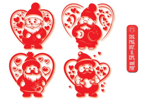 Download Cricut Valentine Gnome SVG Bundle - Cricut valentine Collection