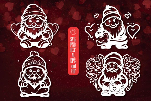 Download Cricut Valentine Gnome SVG Bundle - Cricut valentine Collection